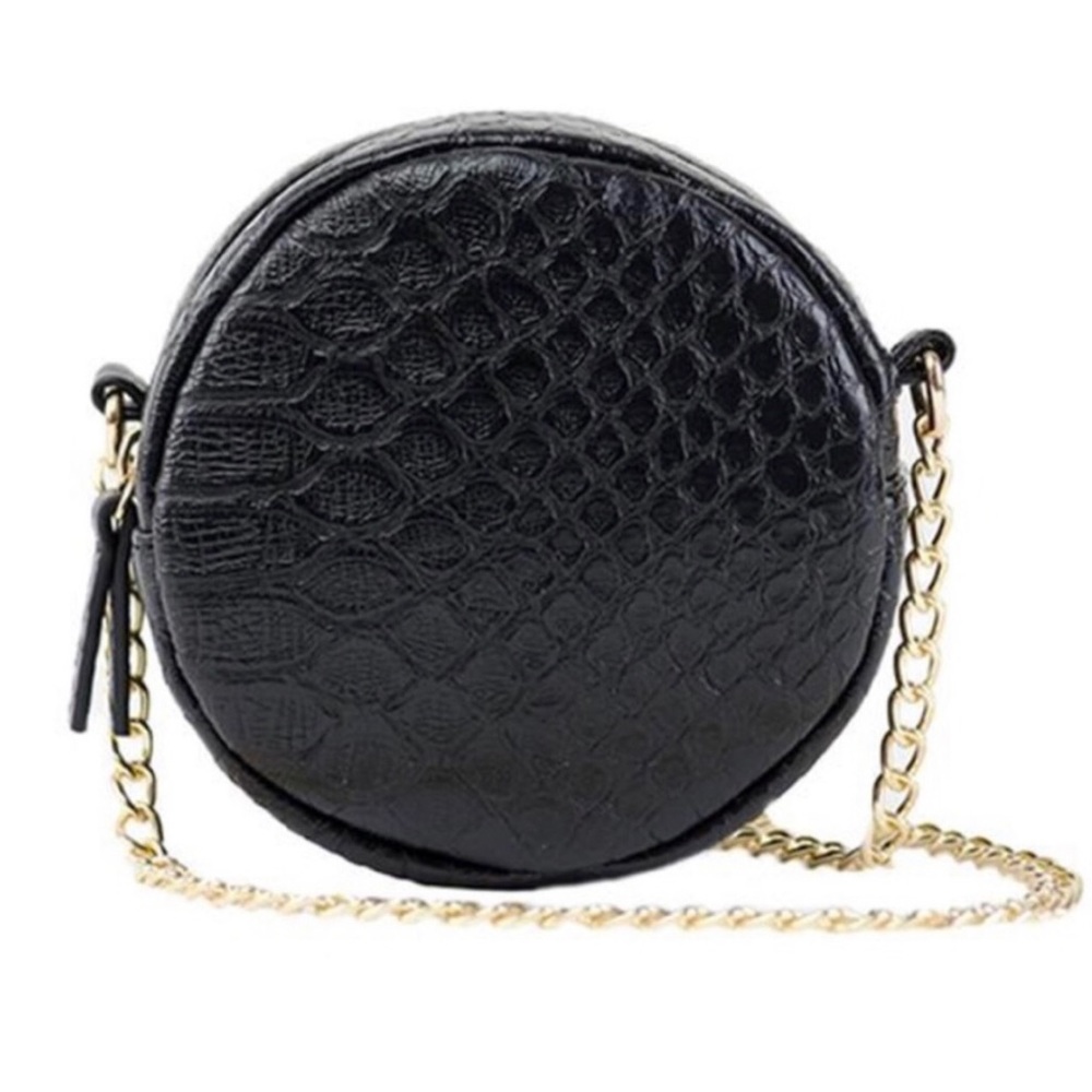Jules Kae Lily Mini Crossbody - Black Snake